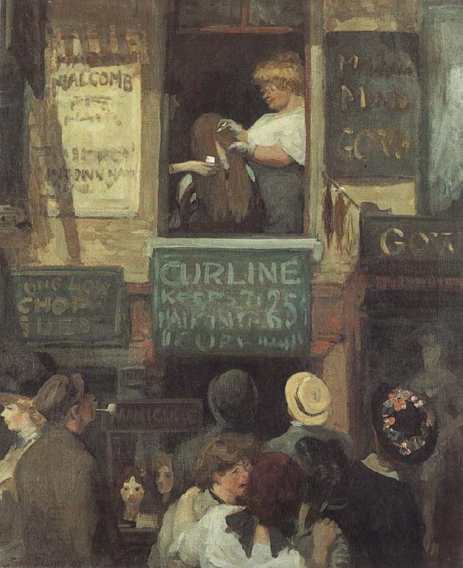John sloan Window of Storefront oil painting picture